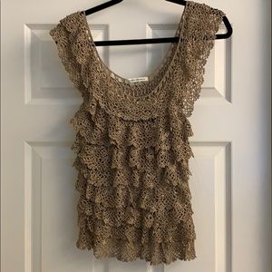 Banana Republic Lace sweater tank